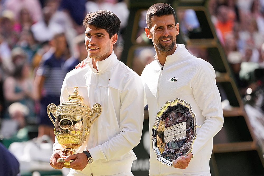 | Photo: AP/Alberto Pezzali : Novak Djokovic Vs Carlos Alcaraz Live Streaming, US Open 2025 Semi-Final